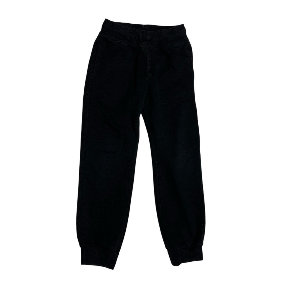 United Colors Of Benetton Black Joggers with Elastic Cuffs